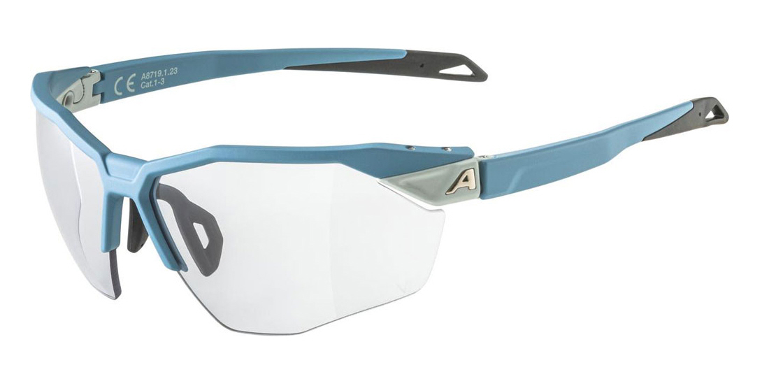 Alpina Lunettes de sport Twist Six HR V smoke blue matt