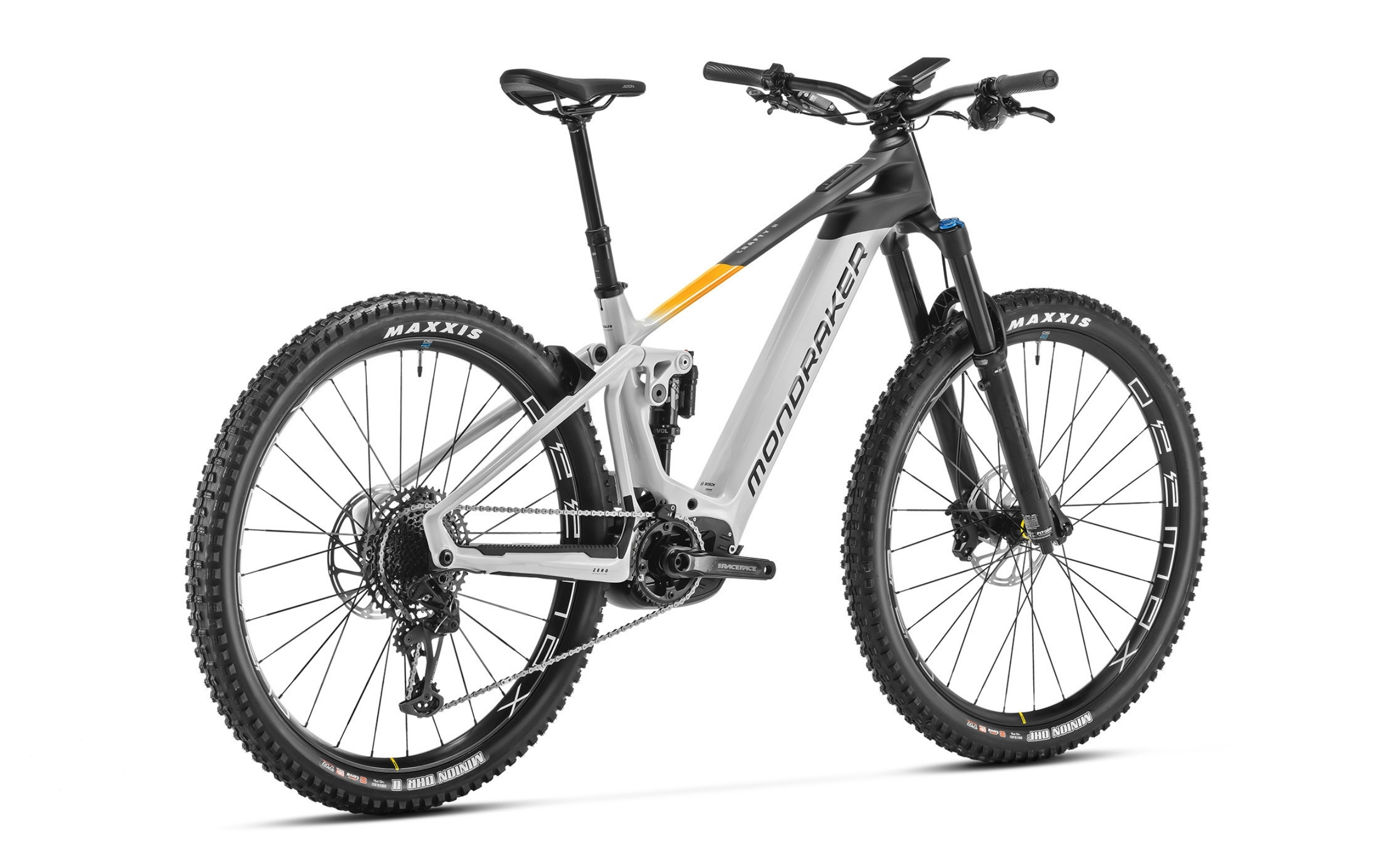 Mondraker Crafty Carbon R Bosch Performance Line CX 750Wh 2024 Seitenansicht diagonal hinten