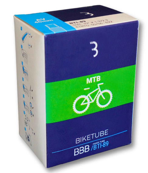 BBB Chambre à air vélo BTI-89 29 pouces - AV 40 mm