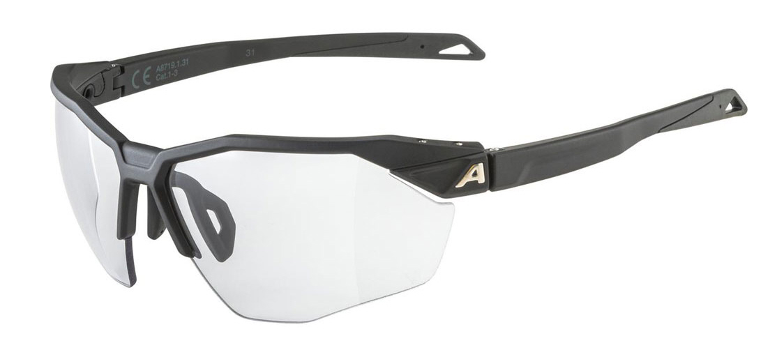 Alpina lunettes de sport Twist Six HR V black matt