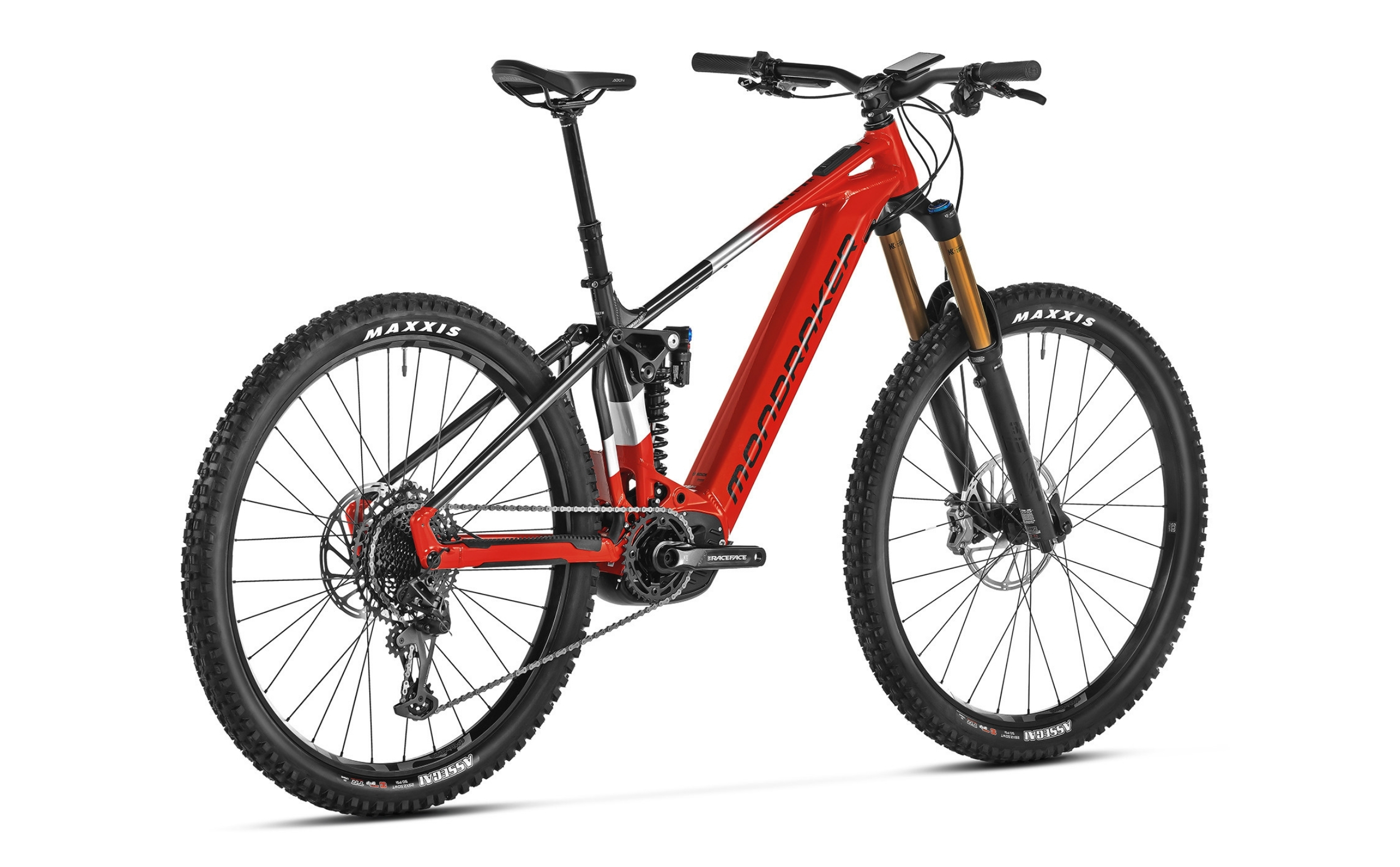 Mondraker Level RR Bosch Performance Line CX 750Wh 2024 Seitenansicht diagonal hinten