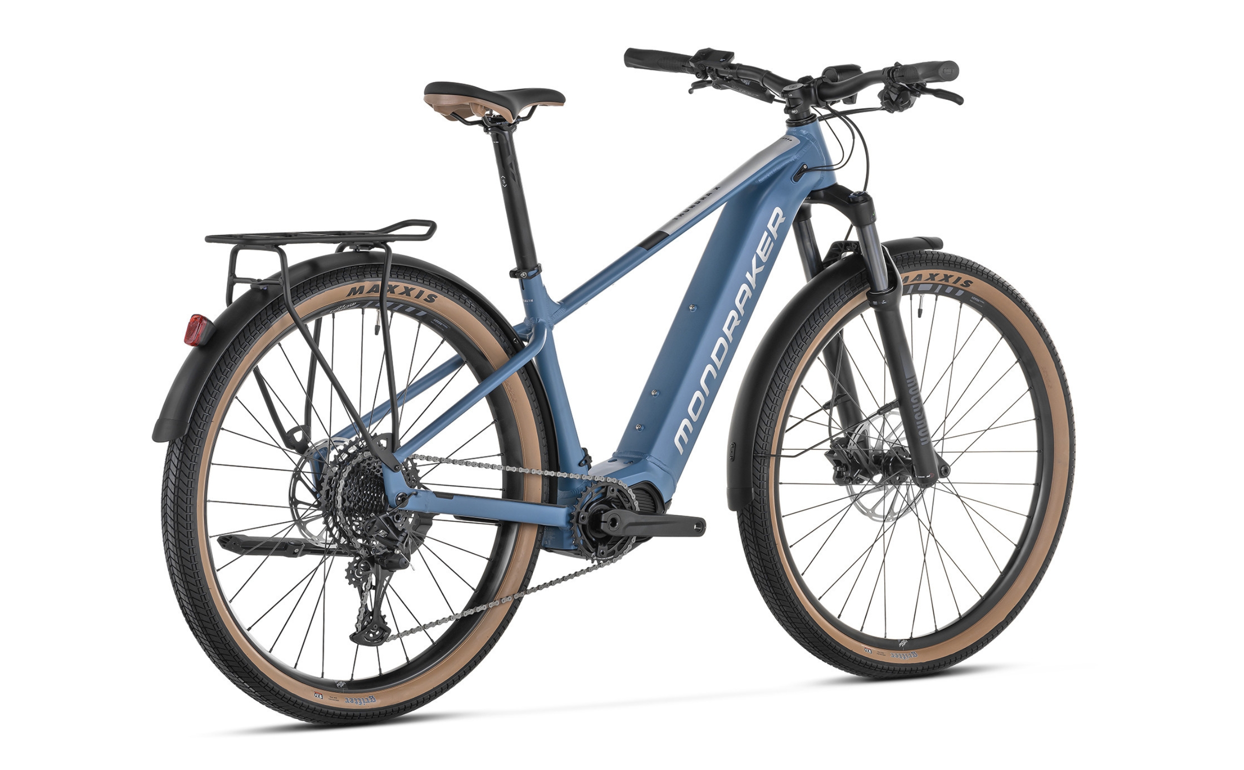 Mondraker Thundra X Shimano 720 Wh Seitenansicht diagonal hinten