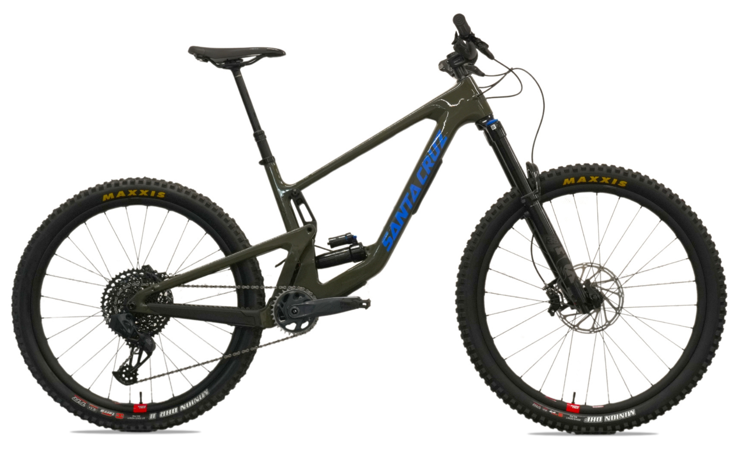 Santa Cruz Bronson 4 Carbon C GX AXS RSV Gloss Moss Seitenansicht rechts