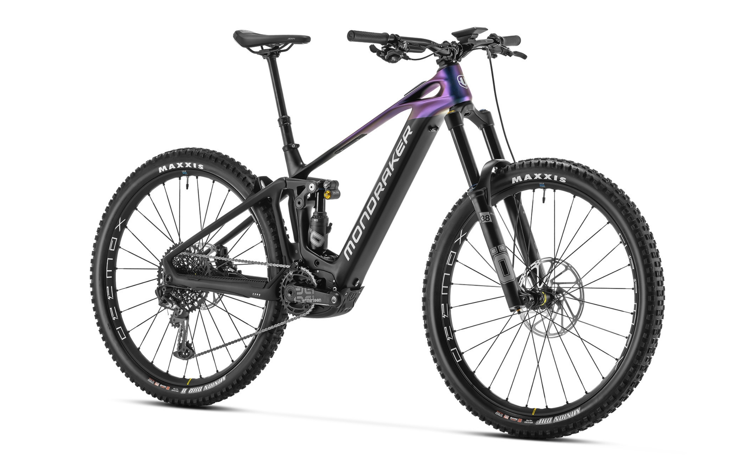 Mondraker Crafty Carbon XR Bosch Performance Line CX Race 750Wh 2024 Seitenansicht diagonal vorne