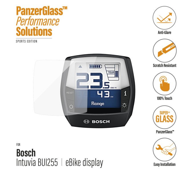 Protection d'écran PanzerGlass pour Bosch Intuvia BUI255